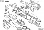 Bosch 0 601 937 542 GSB 12 VES-2 Cordless Impact Drill 12 V / GB Spare Parts GSB12VES-2